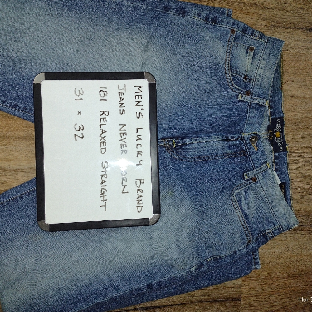 2 Pair Of Men's Lucky Brand Jeans Size 31 x 32